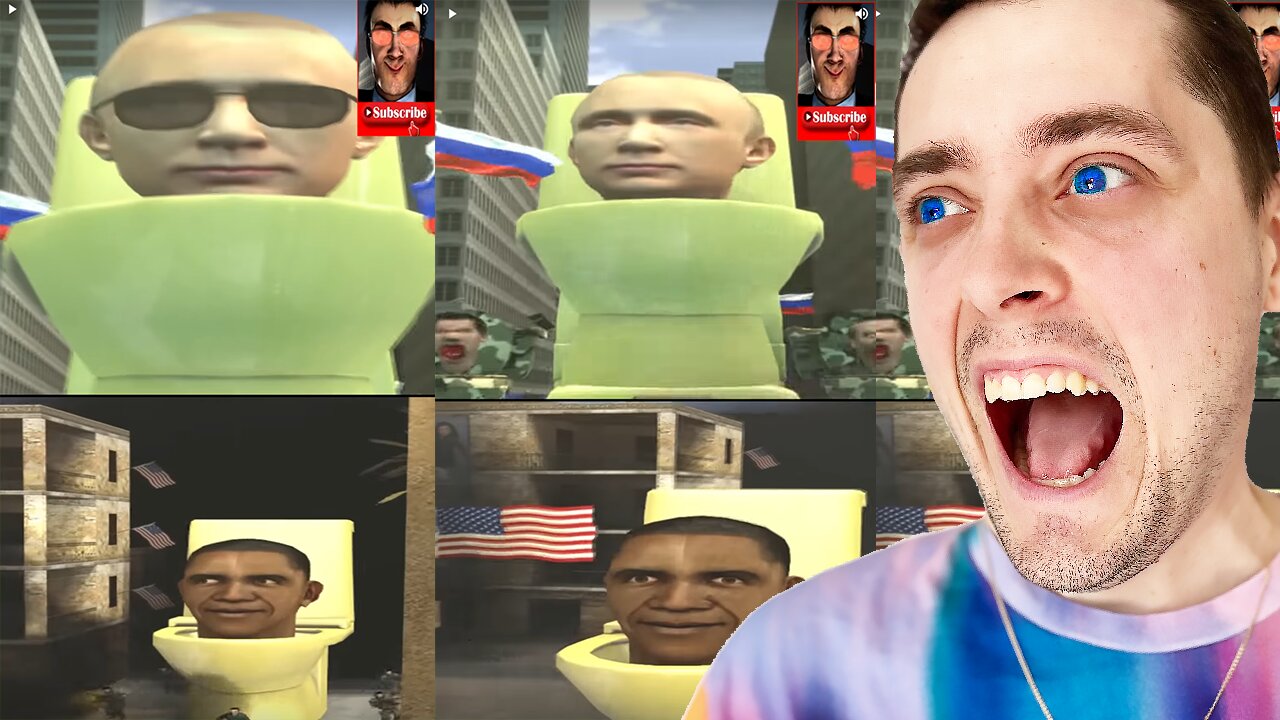 REACT TO Skibidi Toilet Episode Russia vs America MY REACTION Comparison