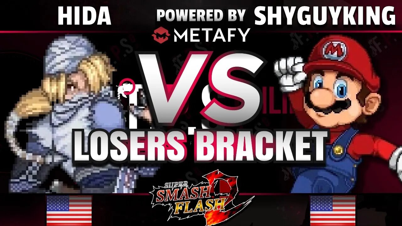 FPS4 Online - AFM | HiDa (Sheik) vs. shyguyking (Mario/Link) - SSF2 Losers Bracket