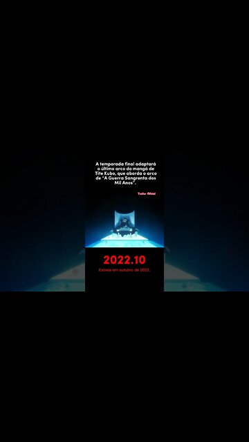 FINALMENTE NOVA TEMPORADA DE BLEACH 2022! - #shorts