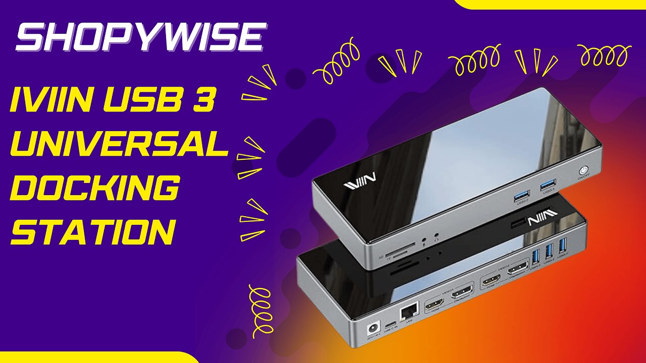 IVIIN USB 3 Universal Docking Station