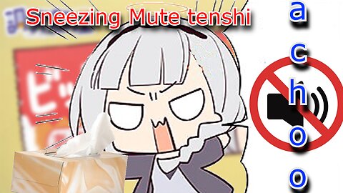 violently sneezing mute vtuber Shirayuri lily