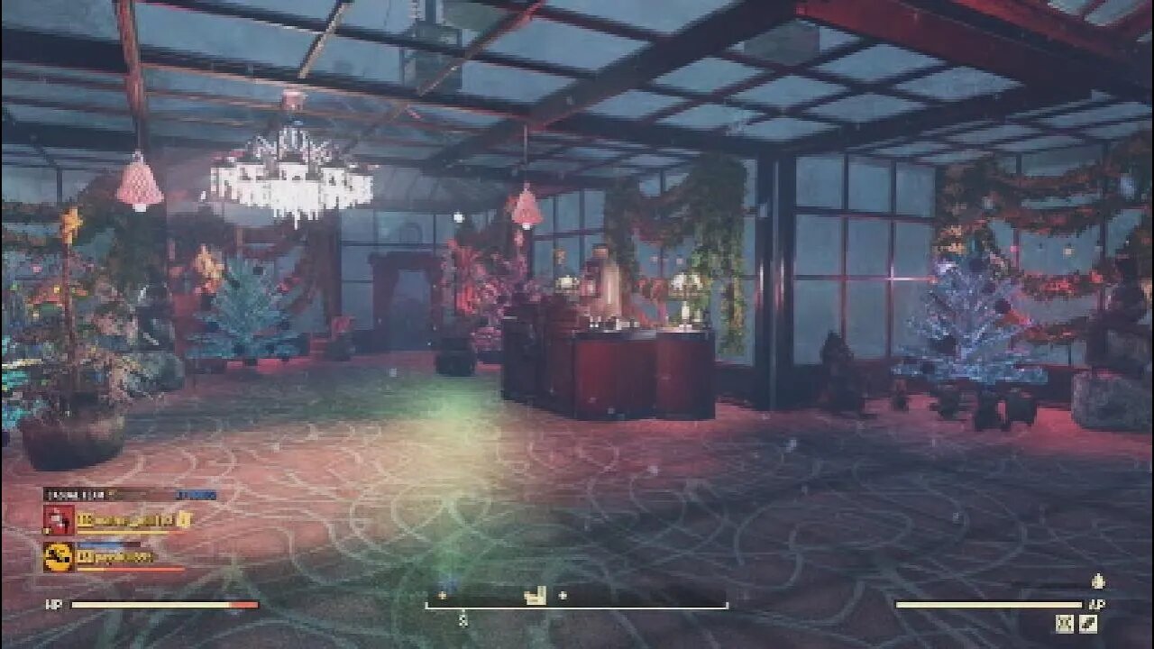 Fallout76 Christmas Botanical Gardens