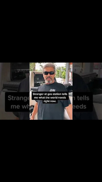 I asked a stranger what the world needs right now... he spoke facts. 🔥