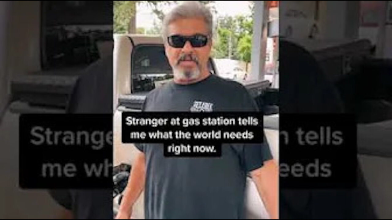 I asked a stranger what the world needs right now... he spoke facts. 🔥