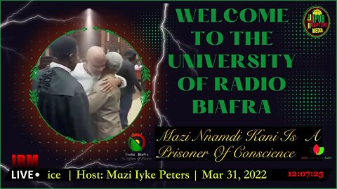 Welcome To The University Of Radio Biafra | USA LIVE | Host: Mazi Iyke Peters | Mar 31, 2022