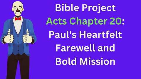 Run the Race: Paul's Inspiring Farewell in Acts 20