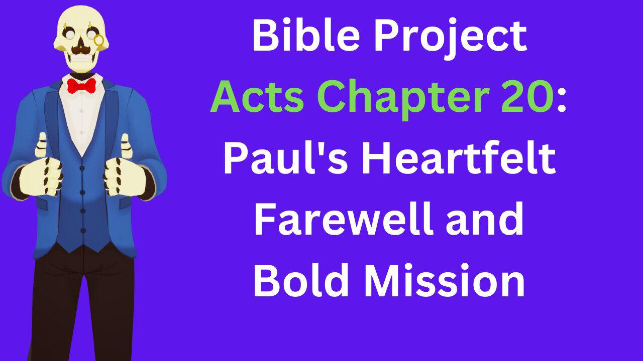 Run the Race: Paul's Inspiring Farewell in Acts 20