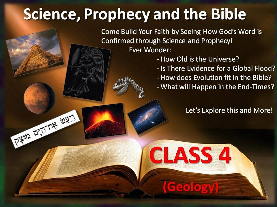 Science and Prophecy in the Bible - CLASS 4 (Geology)