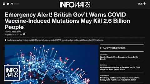 Covid Vaccines - induced Mutations May kill 2.6 Billion of people!