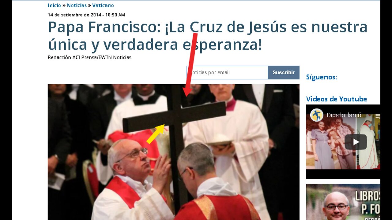 AQUELLOS QUE TIENEN UNA CRUZ EN SU CASA SE PERDERAN. (JESUS NO MURIO EN UNA CRUZ)