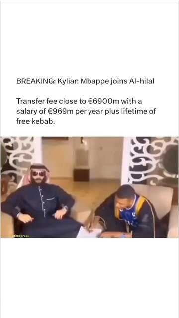 Bro signed Mbappe from wish‼️