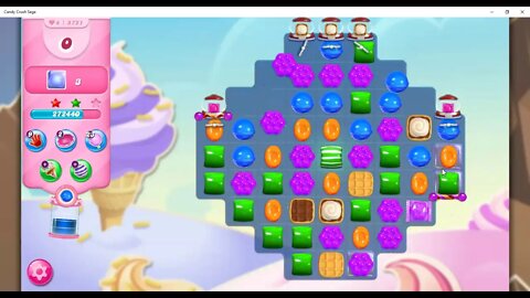 Candy Crush Level 5721 Talkthrough, 18 Moves 0 Boosters