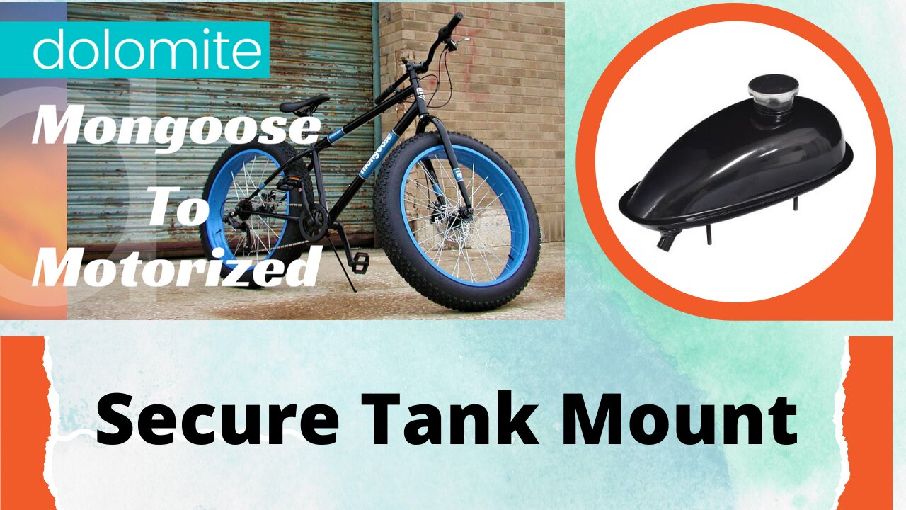 Mongoose To Motorized 13 | Installing The Gas Tank - Less Bracket Torque, No Leaks