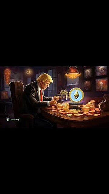 Trump's Crypto Move: $2.4M ETH Transfer to Coinbase #crypto