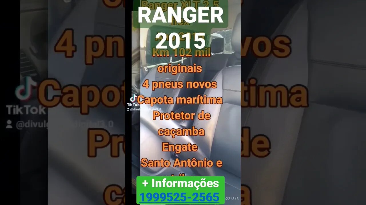 VENDE-SE RANGER 2015