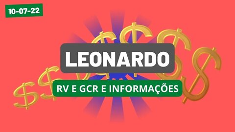 LEONARDO RV E GCR E INFORMAÇÕES