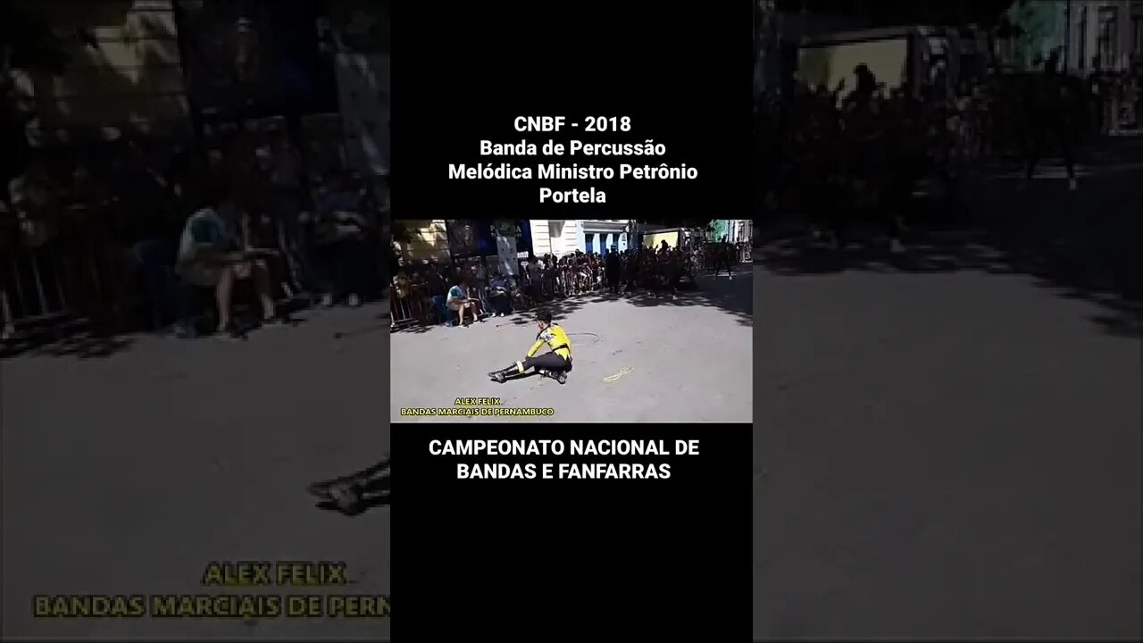 CNBF 2018 - BANDA DE PERCUSSÃO MELÓDICA MINISTRO PETRÔNIO PORTELA - #Shorts