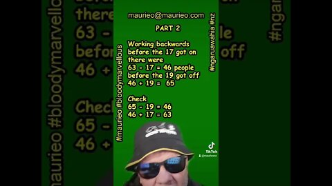 maurieo #shorts TRAIN PROBLEM SOLVED