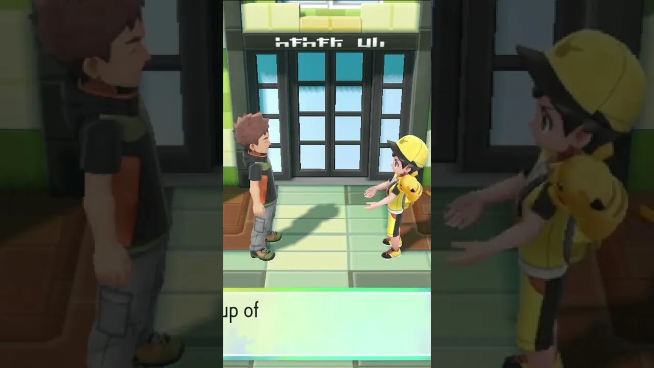 Tea From Brock in Pokemon Lets Go Pikachu #shorts