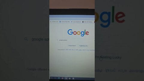 Google tricks No. 5 (Google Sphere) #shorts #youtubeshorts