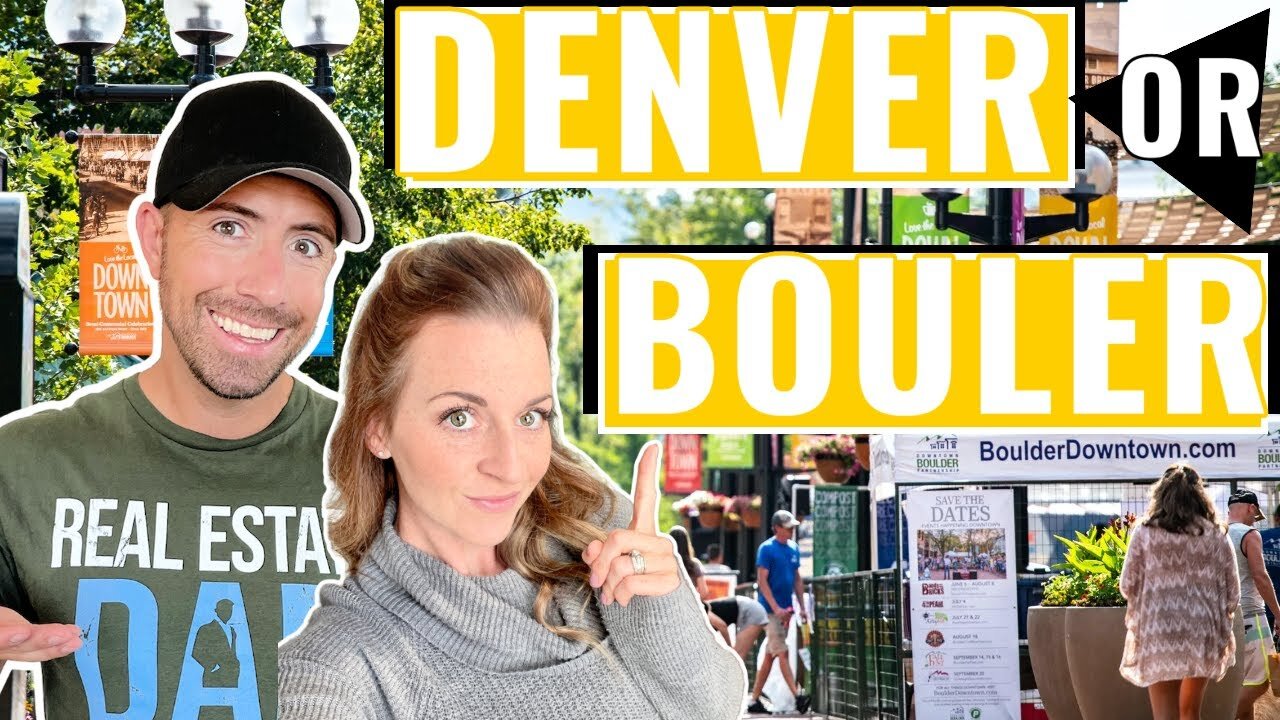 BEST CITY to live when moving to COLORADO | BOULDER VERSUS DENVER