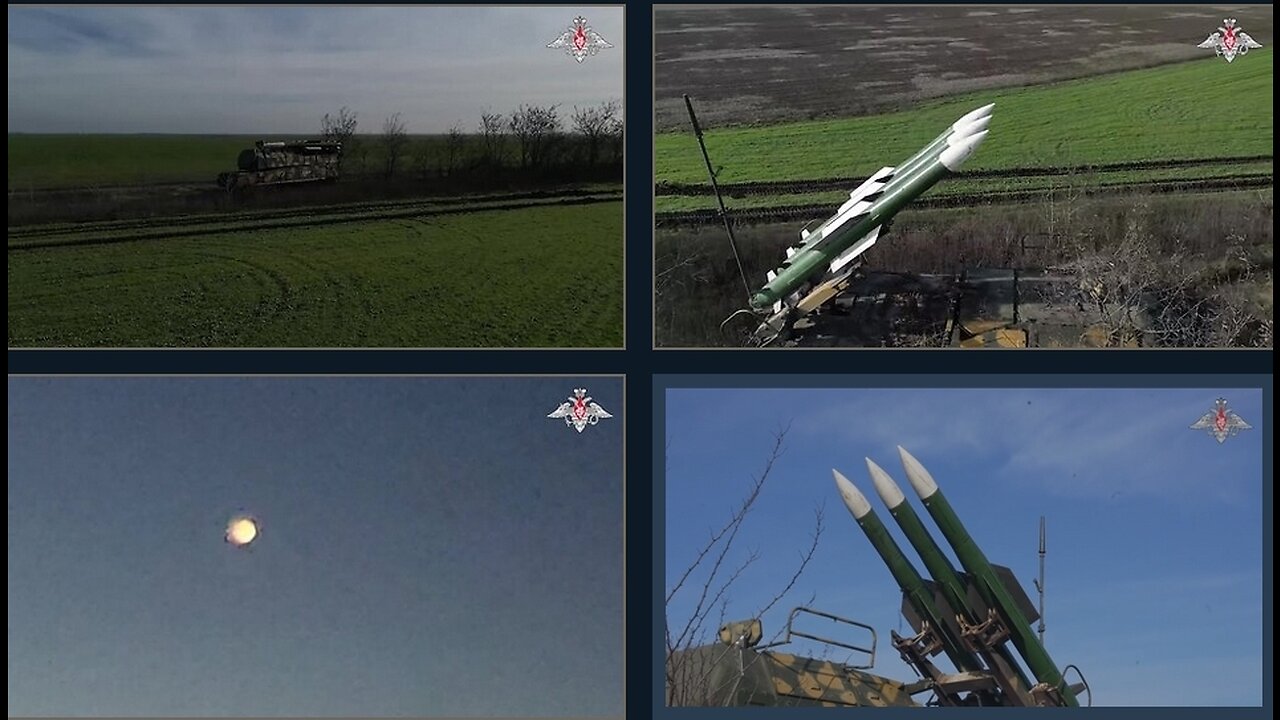 Buk-M2 air defence system crews at work