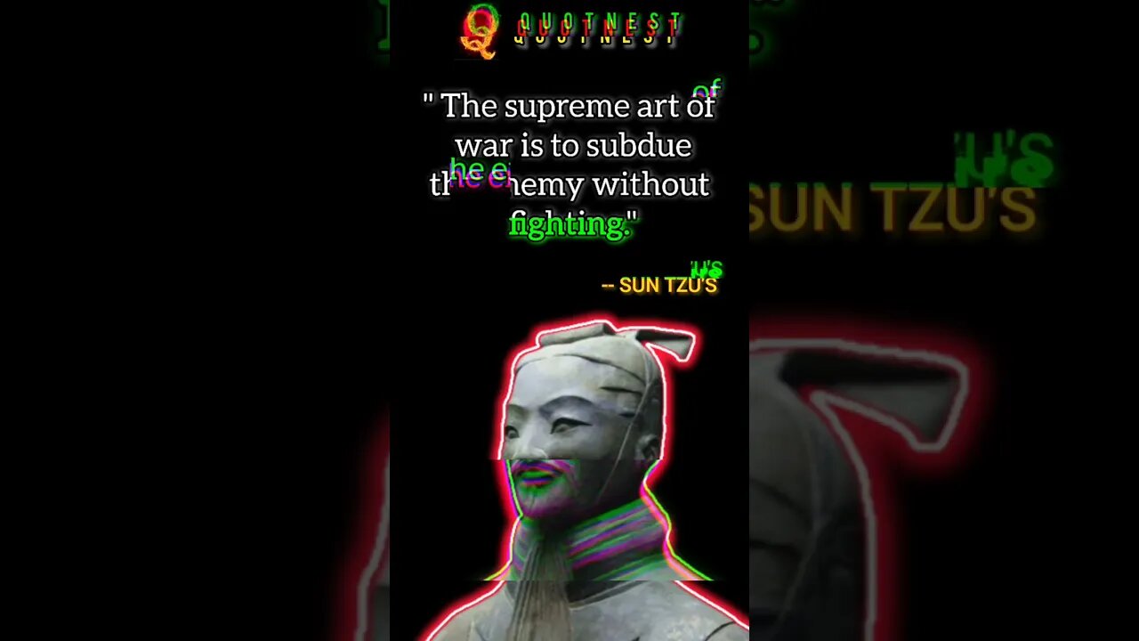 LIFE-CHANGING QUOTES || SUN TZU'S QUOTES || #quotes #kuotes #short #shortquotes | Quotnest Shorts