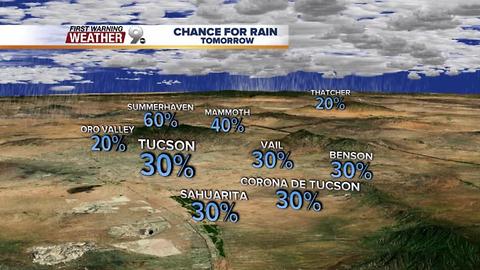 Chief Meteorologist Erin Christiansen's KGUN 9 Forecast Thursday, July 13, 2017