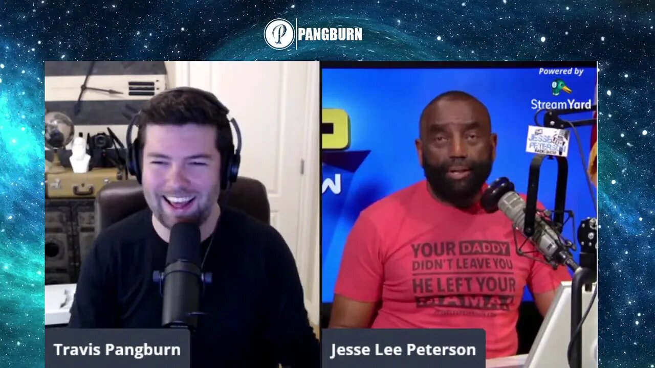 Jesse Lee Peterson on Travis Pangburn Podcast: Atheism, God, Women, Sex, BLM & Politics