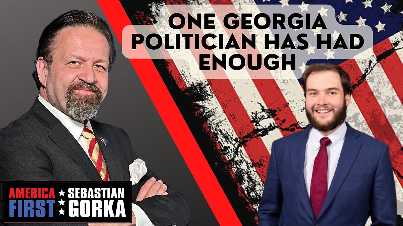 One Georgia politician has had enough. State Sen. Colton Moore with Sebastian Gorka