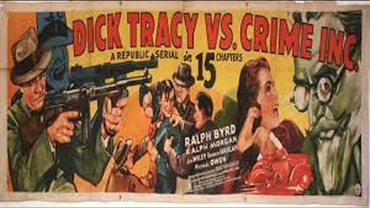 DICK TRACY VS. CRIME INC. (1941)--a colorized 15-chater serial in one video