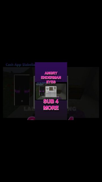 Minecraft: Enderman Eyes (Angry)