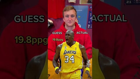 What’s Their Career Average?! #fyp #guessinggame #shaq #kevindurant #andreiguodala #nba