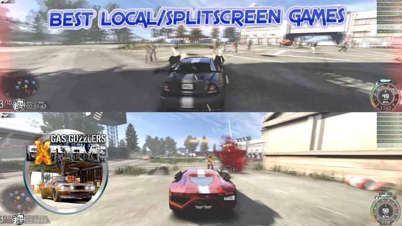 Gas Guzzlers Extreme Multiplayer - Splitscreen [Gameplay] #1