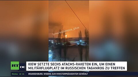 Russland kündigt Antwort auf ATACMS-Attacke gegen Militärflugplatz in Taganrog an