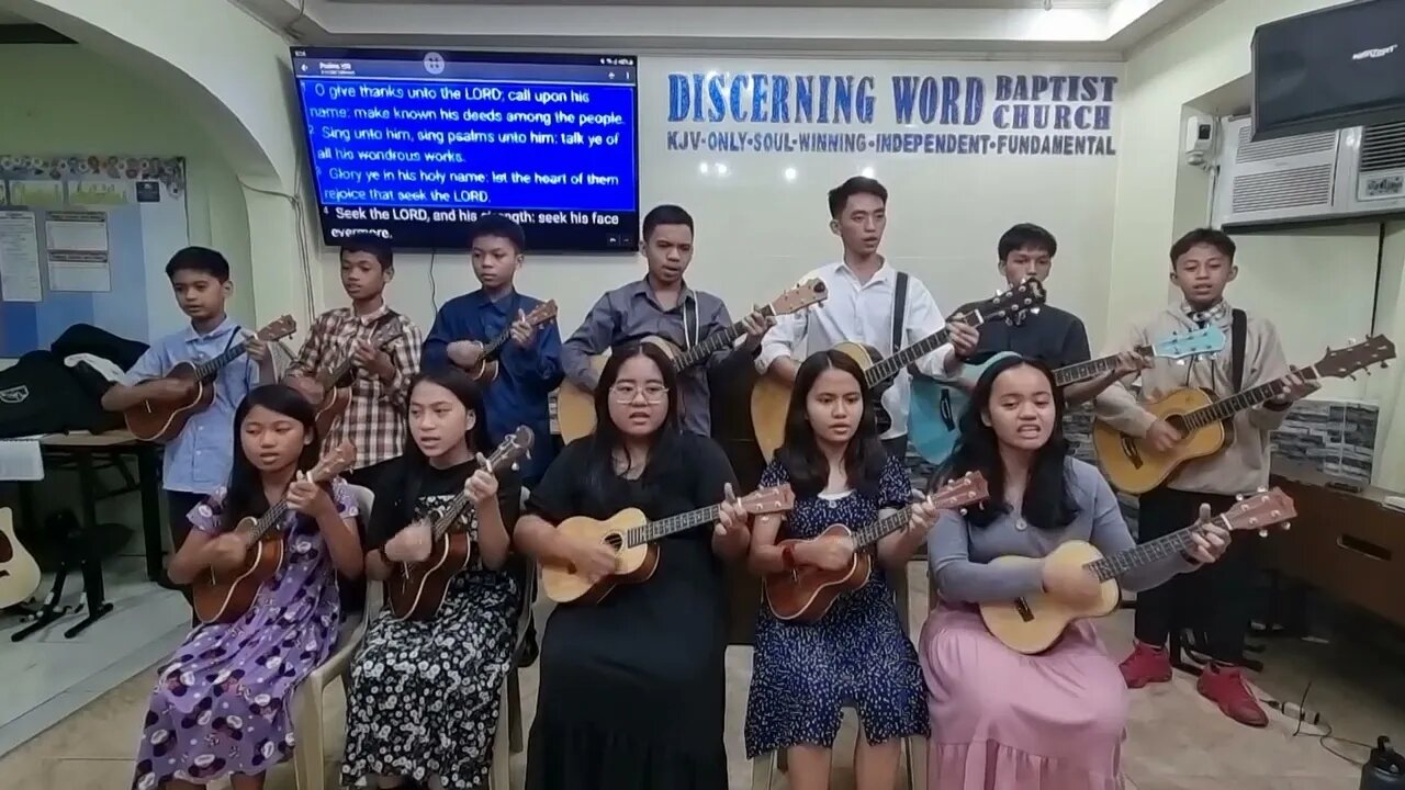"O give thanks unto the LORD; call upon his name" (Ps. 105:1-3) - KJV music team