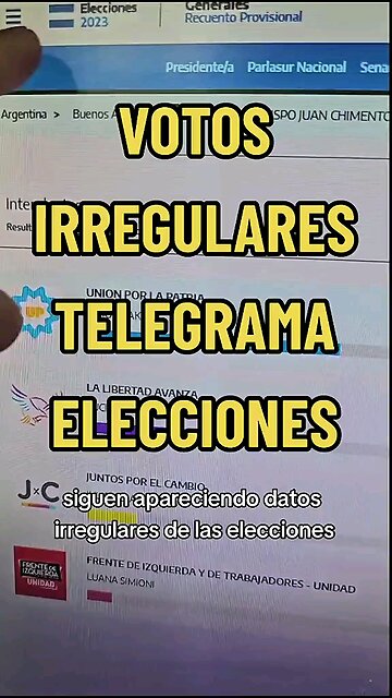 fraude electoral ?
