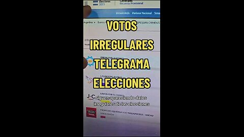 fraude electoral ?