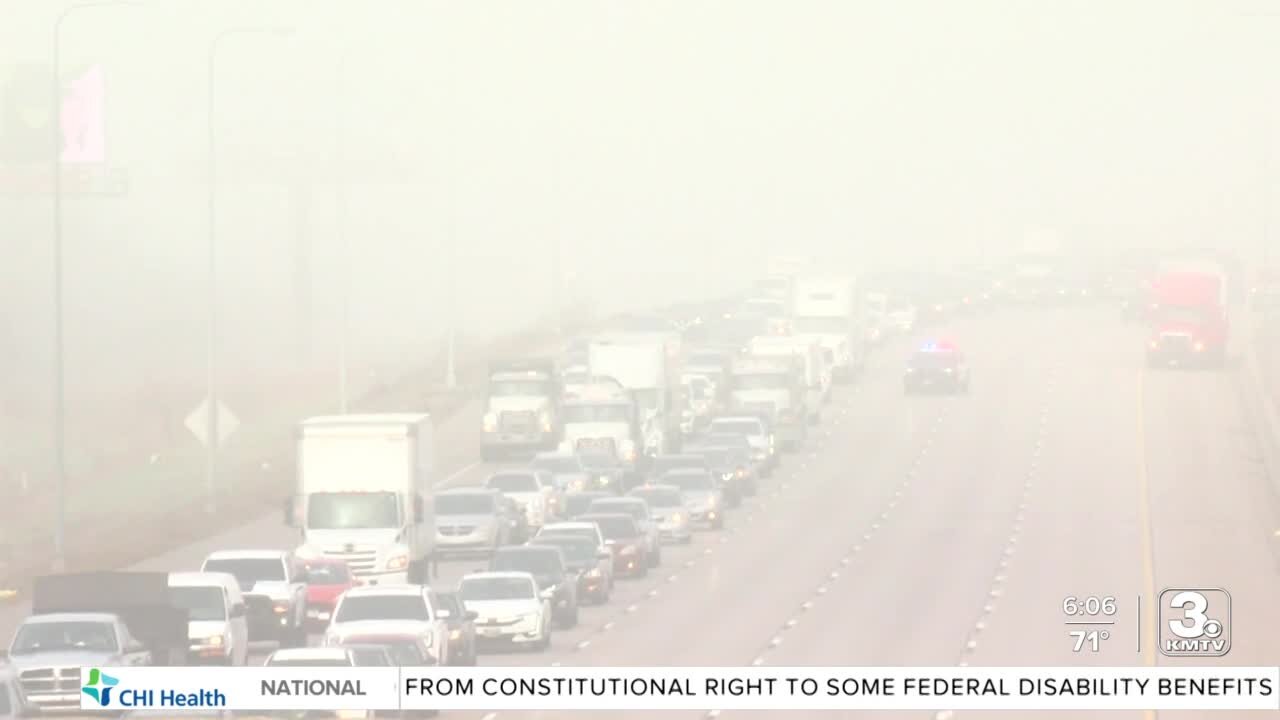 It was very foggy in eastern Nebraska early Thursday. Why were overnight road construction crews out?