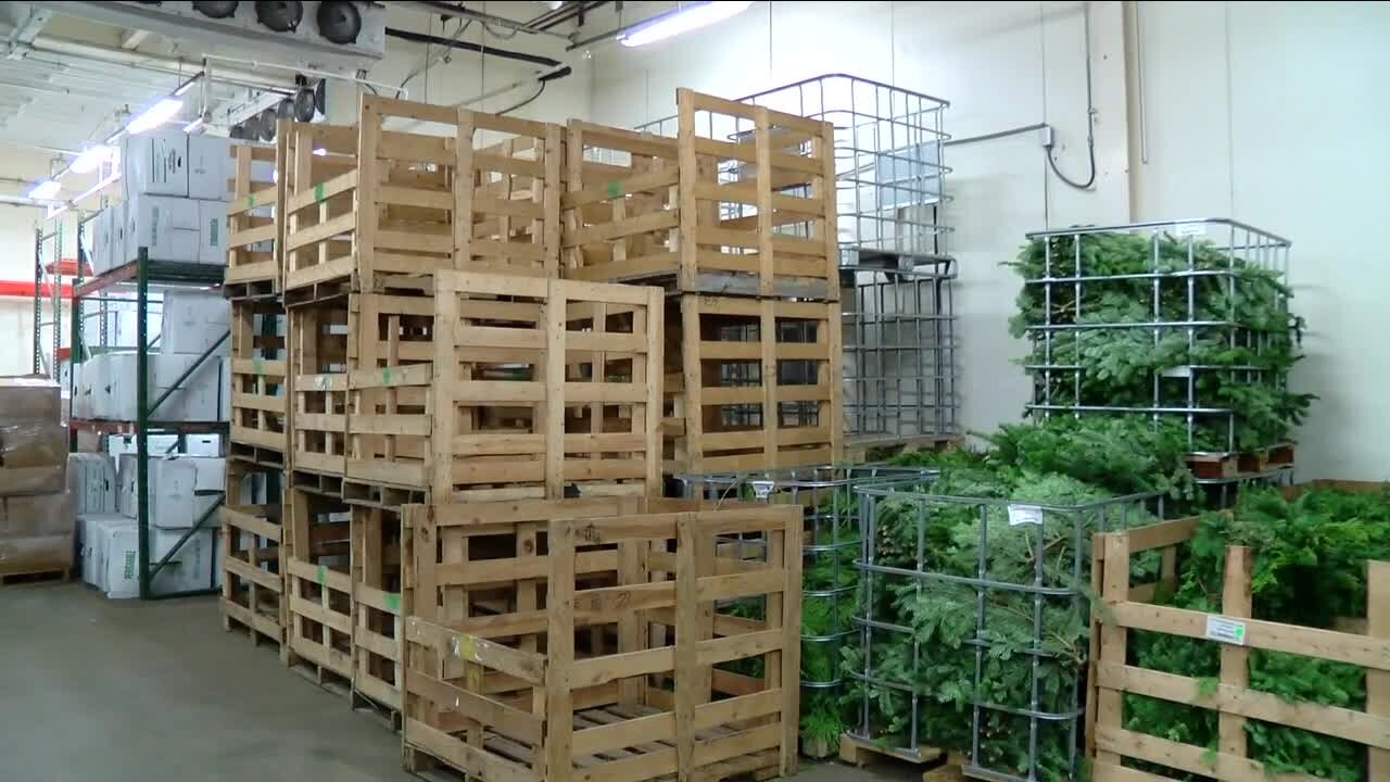 Local company specializing in holiday greens juggles supply chain issues on tight holiday schedule