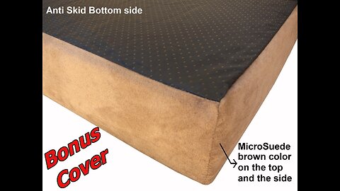 Dogbed4less Ultimate Memory Foam Dog Bed, Orthopedic Joint Relief for Small Medium to Extra Lar...
