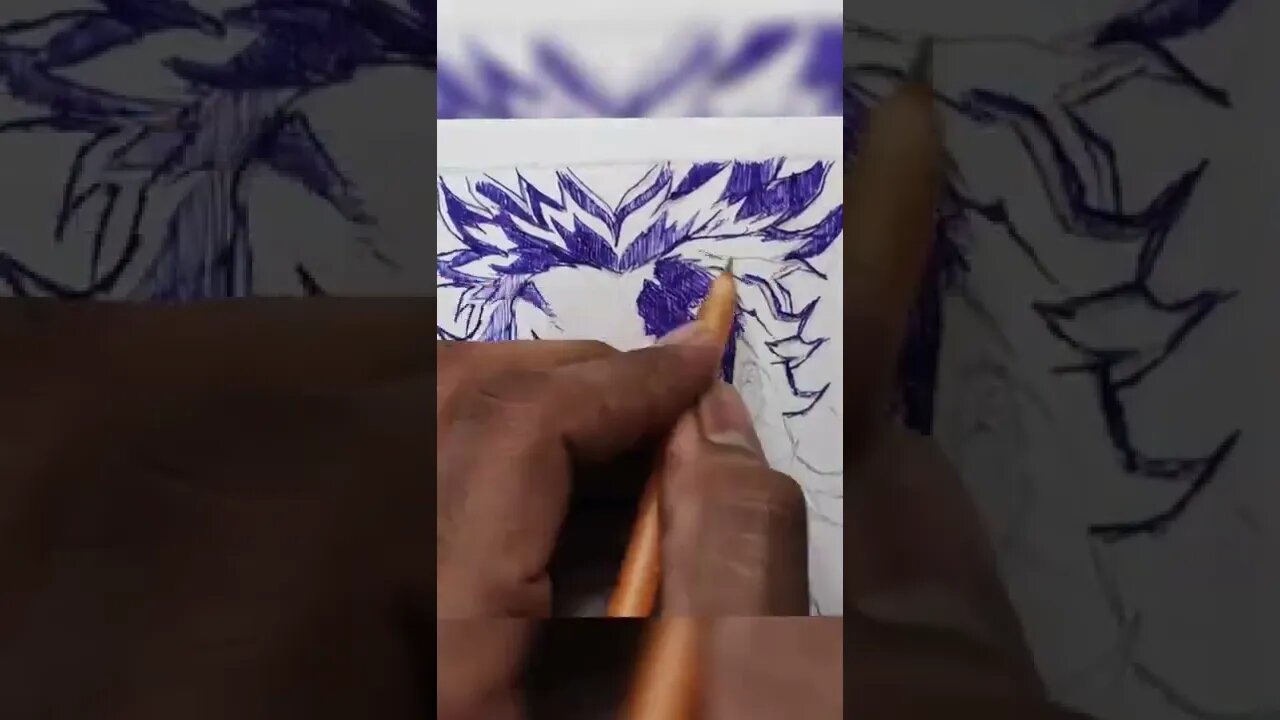 TIME-LAPSE (RENGOKU) ##youtubeshorts #shorts #shortsvideo #sketch#like #ytshorts #demonslayer #viral