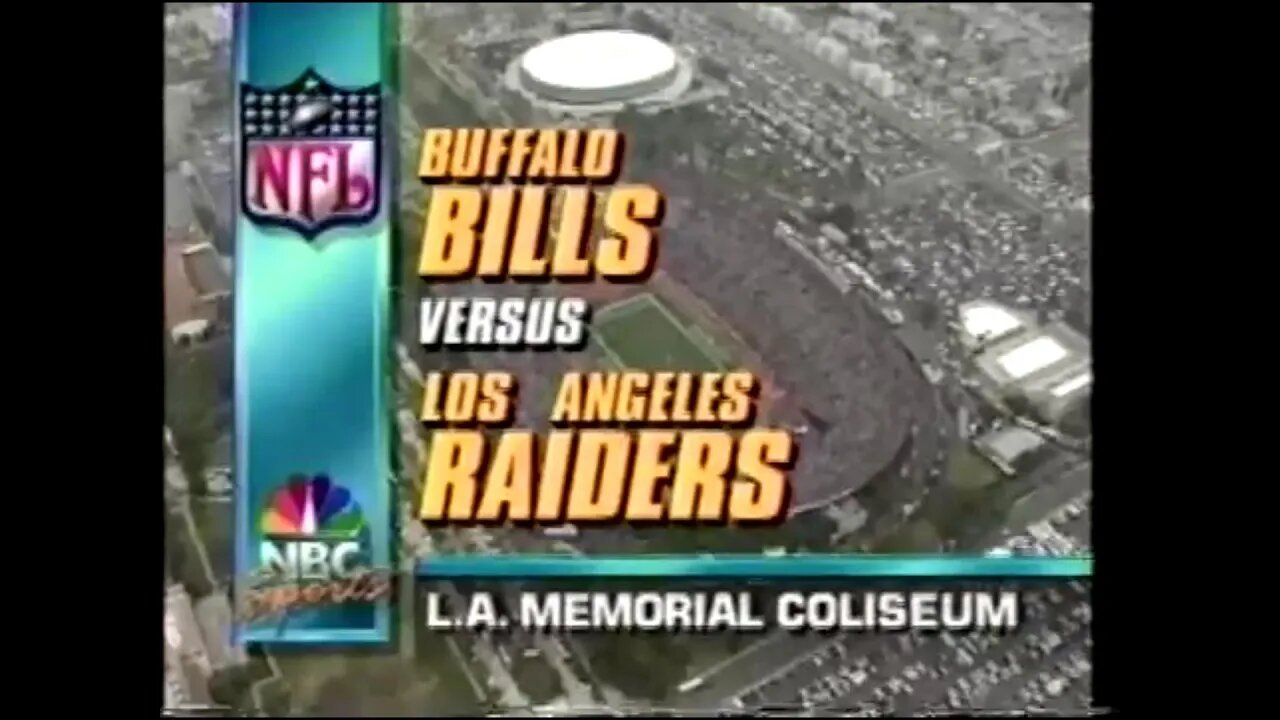 1991-12-08 Buffalo Bills vs Los Angeles Raiders