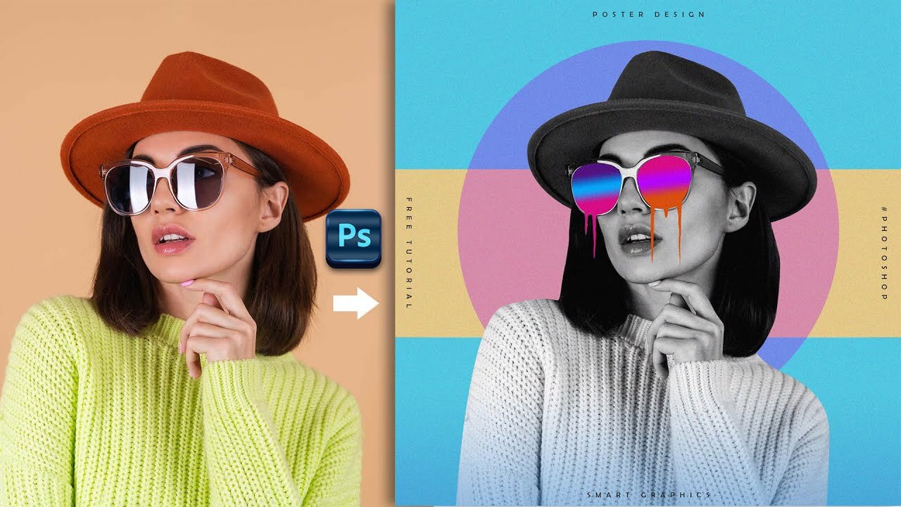 Make Unique Poster Design in Photoshop | Tutorial For Beginners