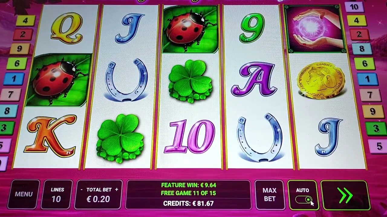 Lucky Lady's Charm 30 free spins