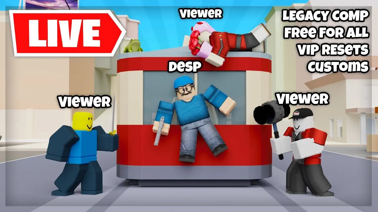 🔴 - MOST ACTIVE STREAMER (VIP Server) | Roblox Arsenal LIVE