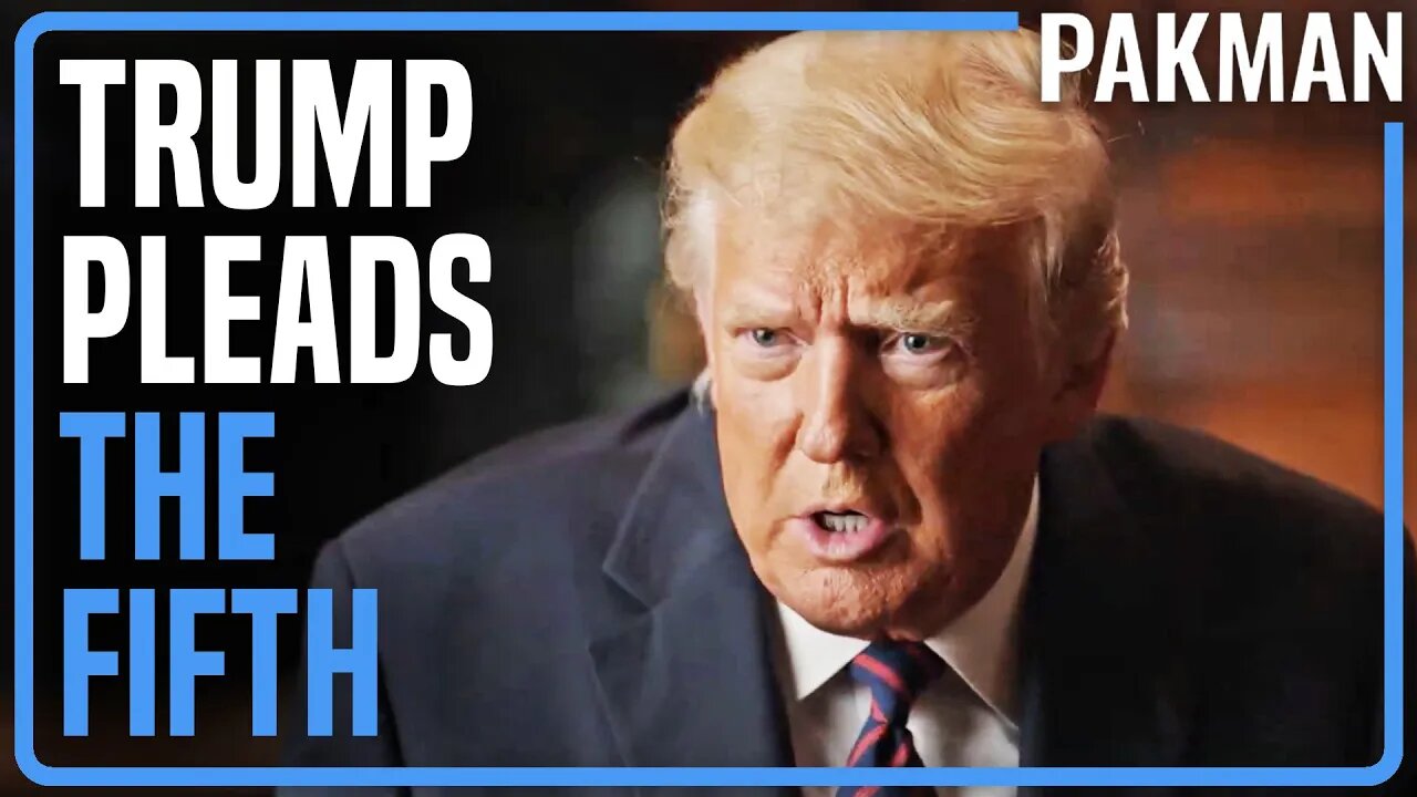 Trump Deposed TODAY, Pleads the 5th on EVERY QUESTION