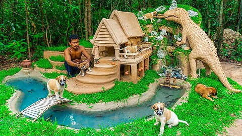 Rescue Poor Puppy Build Dog House And Fish Pond