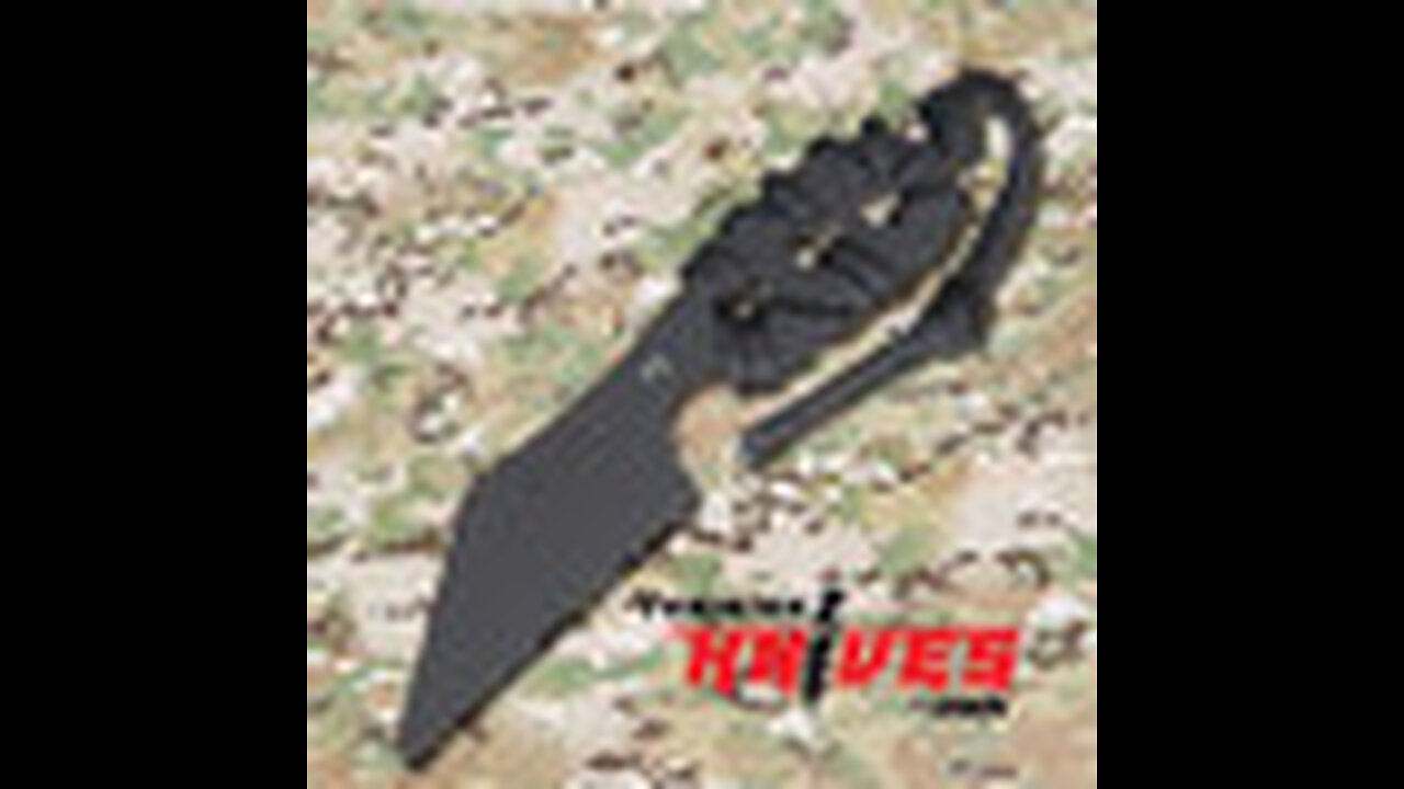 Fred Perrin Michael Janich Fusion Black G10 Paracord Wrapped Military Trainer FRD1805