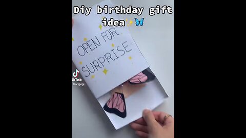 Surprise open gift DIY